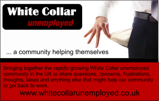 White Collar Unemployed postcard